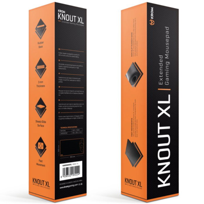 Krom Alfombrilla Gaming Knout XL Extended
